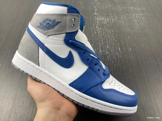 Cheap Husky Blue Air 1 OG DZ5485-410 Jordan High True 0723